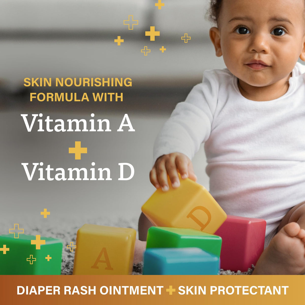 A+D Prevent + Heal Diaper Rash Ointment, With Vitamins A & D - 4 oz Tube Jansha Store