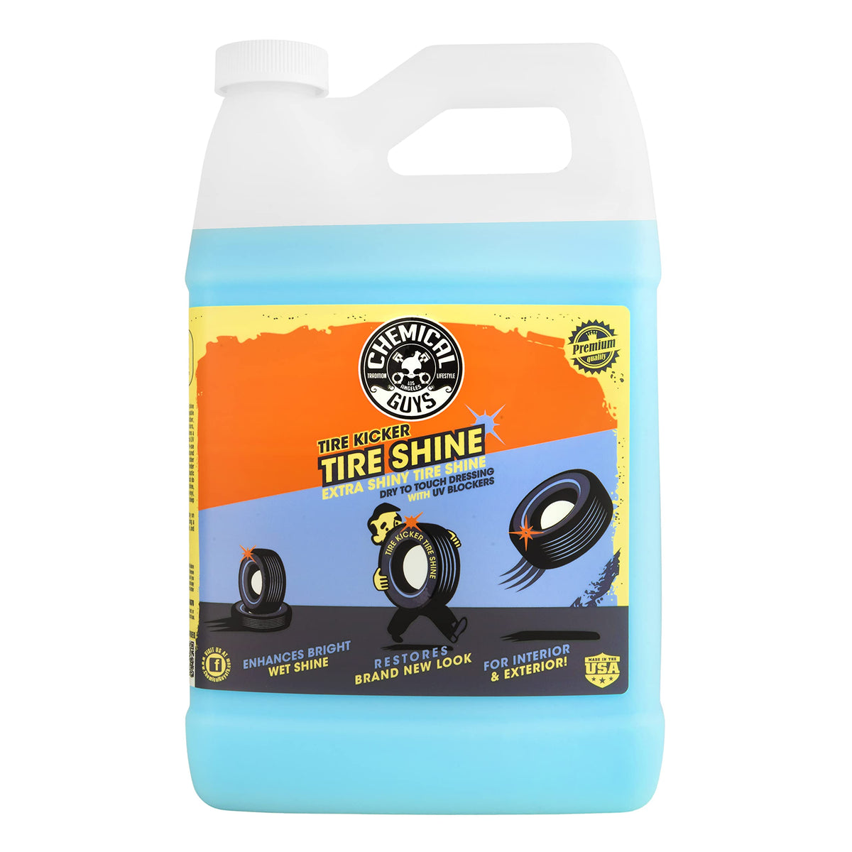Chemical Guys, Tire Kicker Extra Glossy Tire Shine for Rubber & Trim, 16 oz Jansha Store