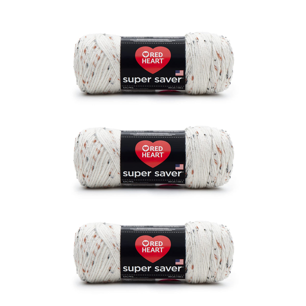 Red Heart Super Saver Yarn for Crocheting & Knitting, Medium Thyme, 3-Pack Jansha Store
