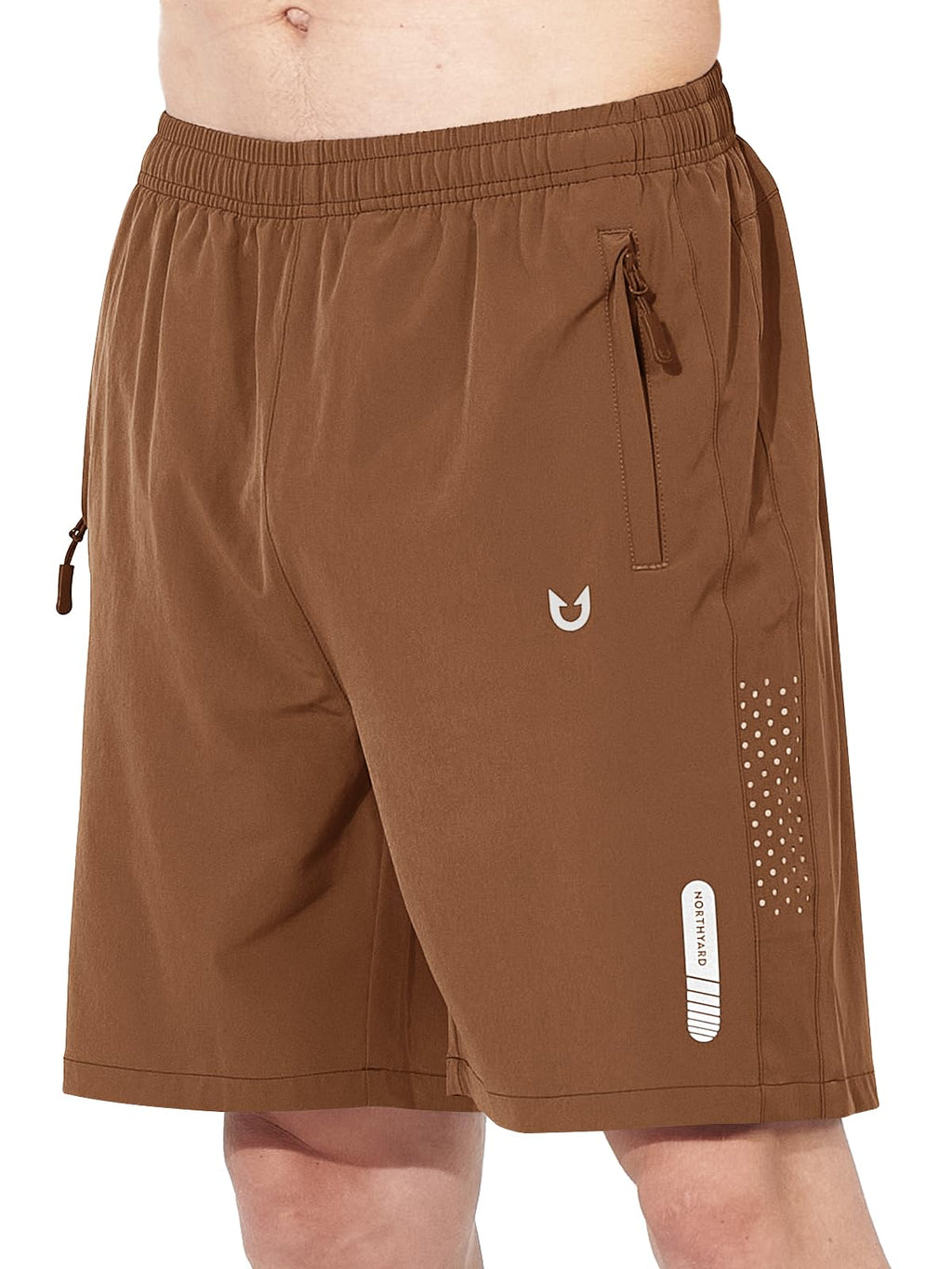 NORTHYARD Men's Athletic Running Shorts Gym Workout 7"/9"/5" Zipper Pockets Jansha Store