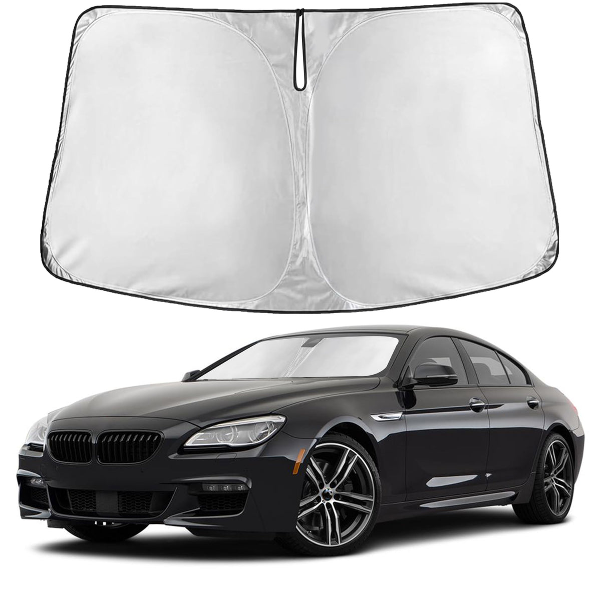 EcoNour Car Windshield Sun Shade, Front Window Sun Blocker for SUVs,Sedan Jansha Store