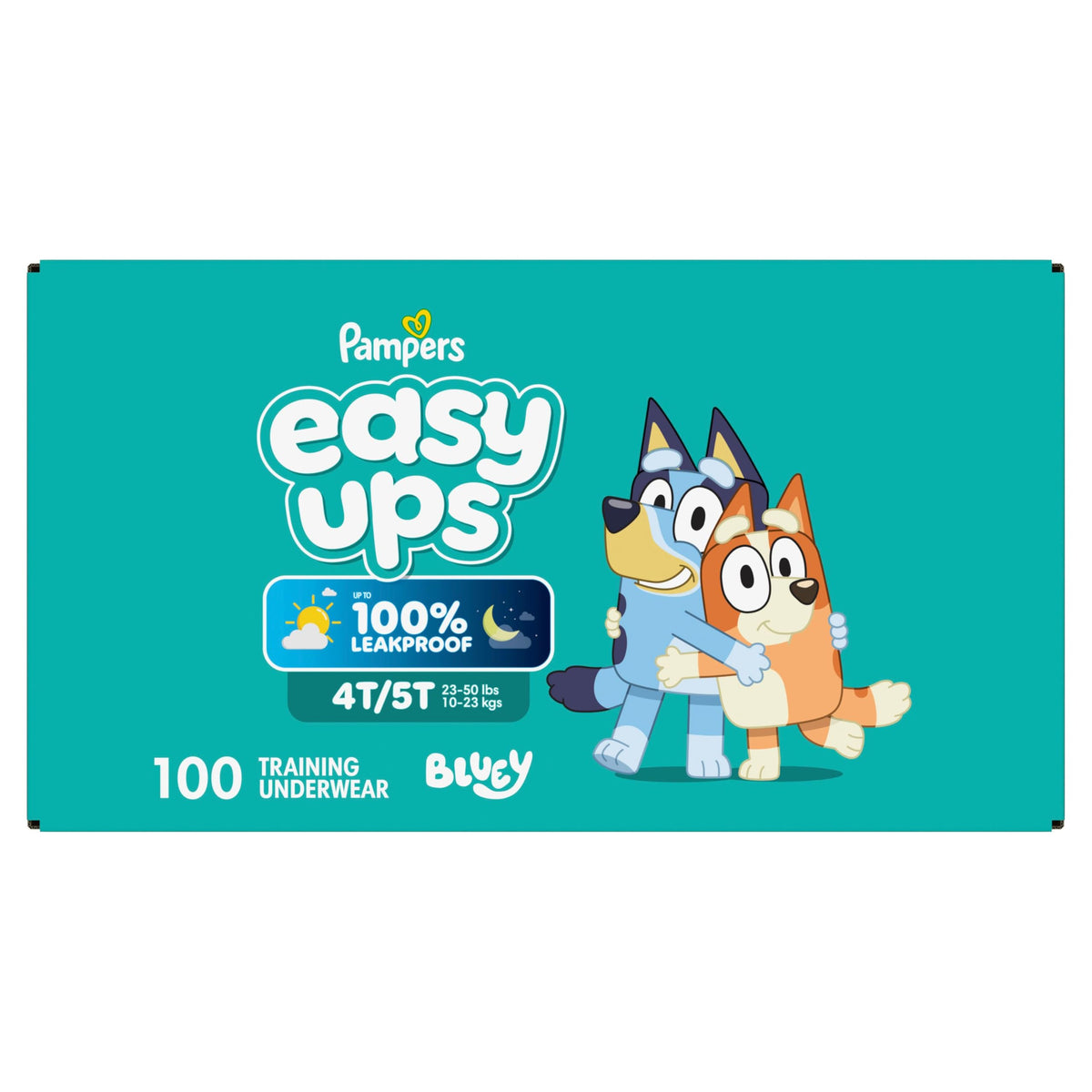 Easy Ups Girls & Boys Potty Training Pants, Size 7 (5T-6T), 84 Count, Bluey Absorbent Pull Up Training Underwear, Up to 100% Leakproof Day and Night, Hypoallergenic Jansha Store
