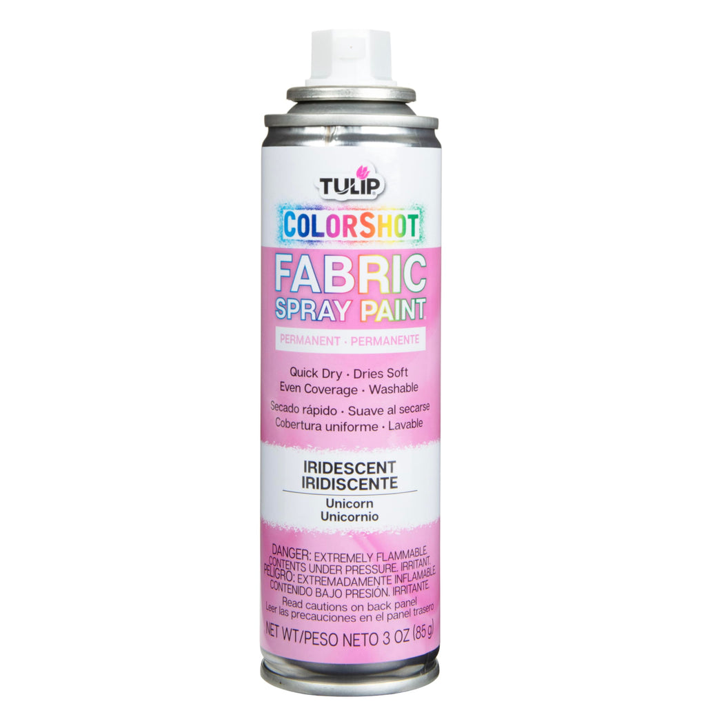 TULIP ColorShot Fabric Spray Paint, Black, 3 oz Jansha Store
