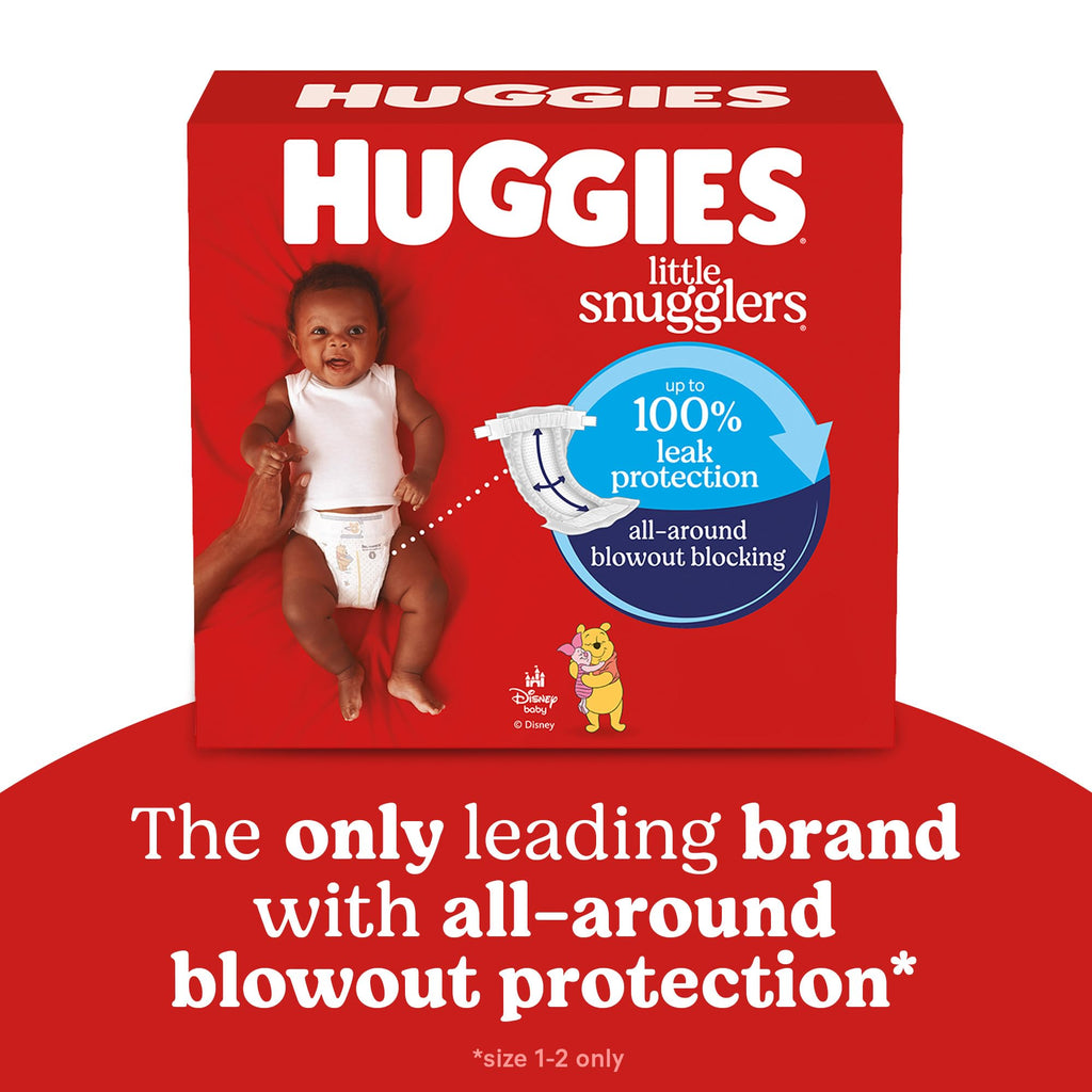 Huggies Little Snugglers Newborn Diapers, 84 Count Jansha Store