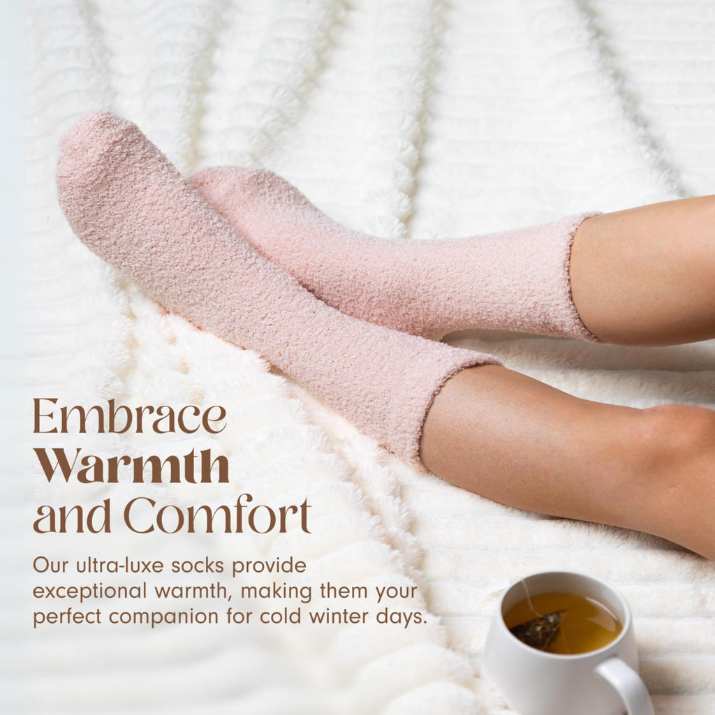 Unboxme Gifts Warm & Cozy Ultra-Luxe Cloud Fuzzy Socks, Gifts for Women Jansha Store