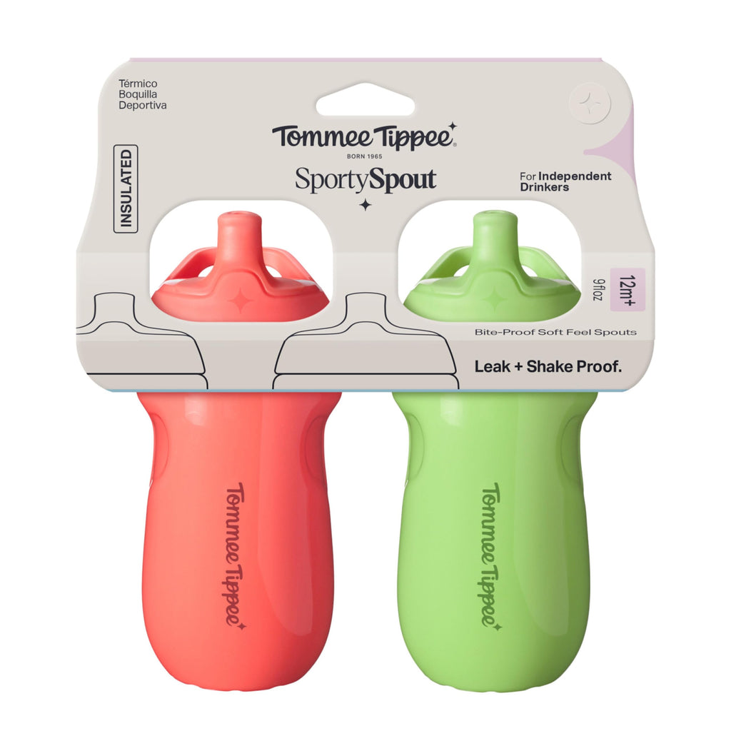 Tommee Tippee Toddler Sippy Cup, Sporty Spout, 1-3 Years, Insulated Jansha Store