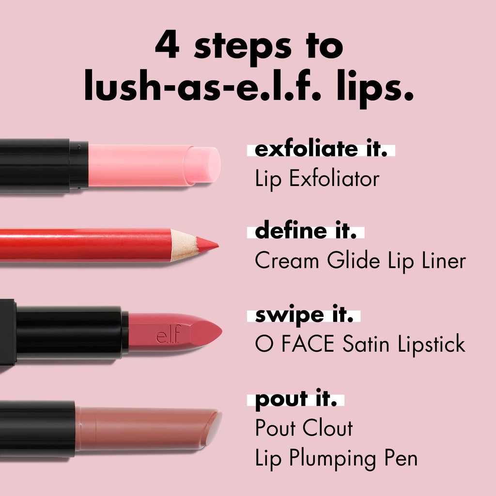 e.l.f. Cream Glide Lip Liner, Highly-Pigmented Pencil For Shaping & Sculpting Lips, Semi-Matte Finish, Vegan & Cruelty-Free Jansha Store