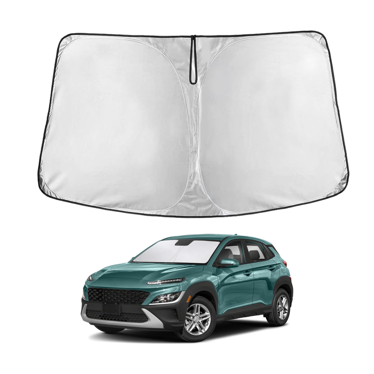 EcoNour Car Windshield Sun Shade, Front Window Sun Blocker for SUVs,Sedan Jansha Store