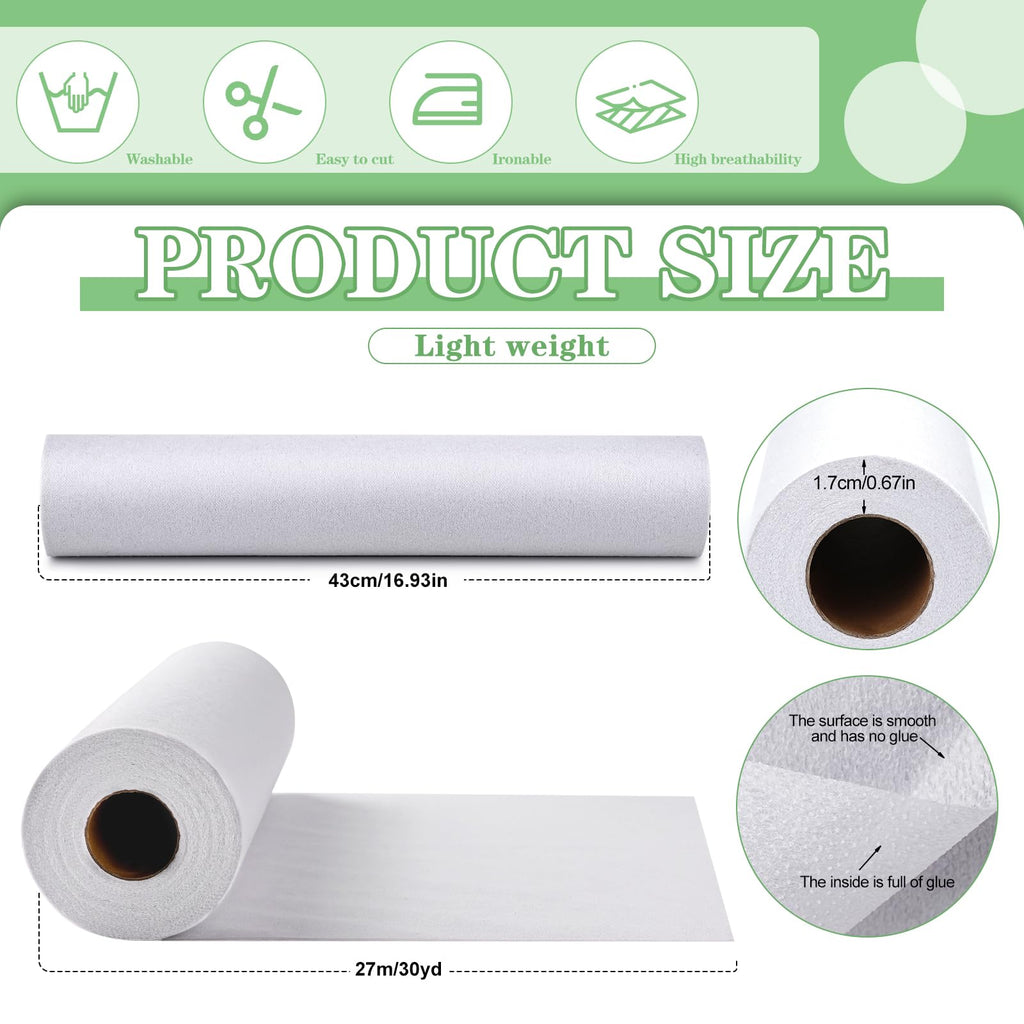 Medium Weight Interfacing Fabric for Sewing Iron On Fusible Interfacing Jansha Store