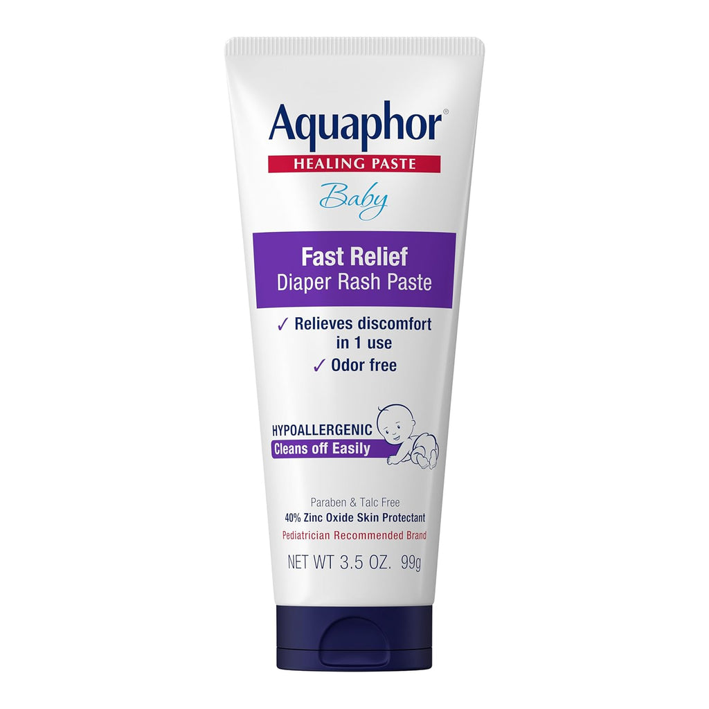 Aquaphor Baby Diaper Rash Paste with Zinc Oxide, 3.5 OZ Jansha Store