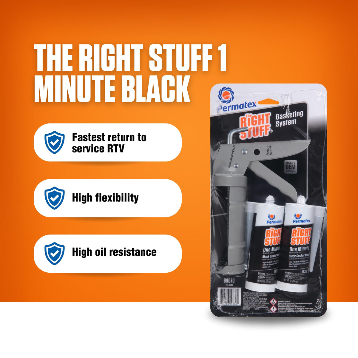 Permatex 82180 Ultra Black Maximum Oil Resistance RTV Silicone Gasket Maker, Sensor Safe and Non-Corrosive, for High Flex and Oil Resistant Applications 3 oz Jansha Store