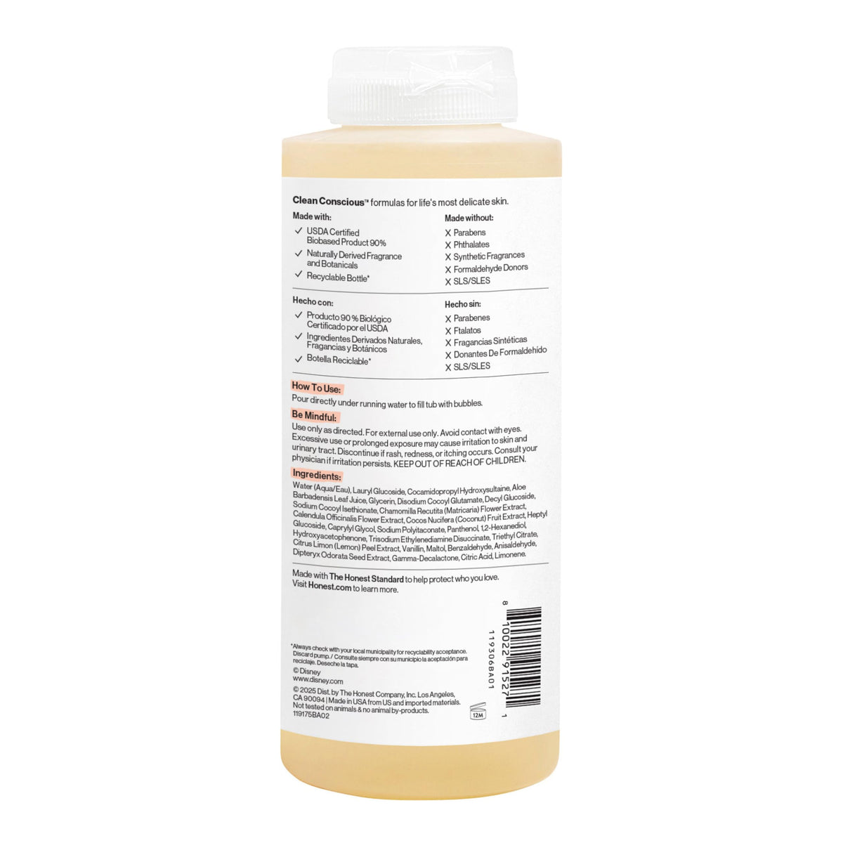 The Honest Company Bubble Bath, Hypoallergenic, Lavender Calm, 12 fl oz Jansha Store