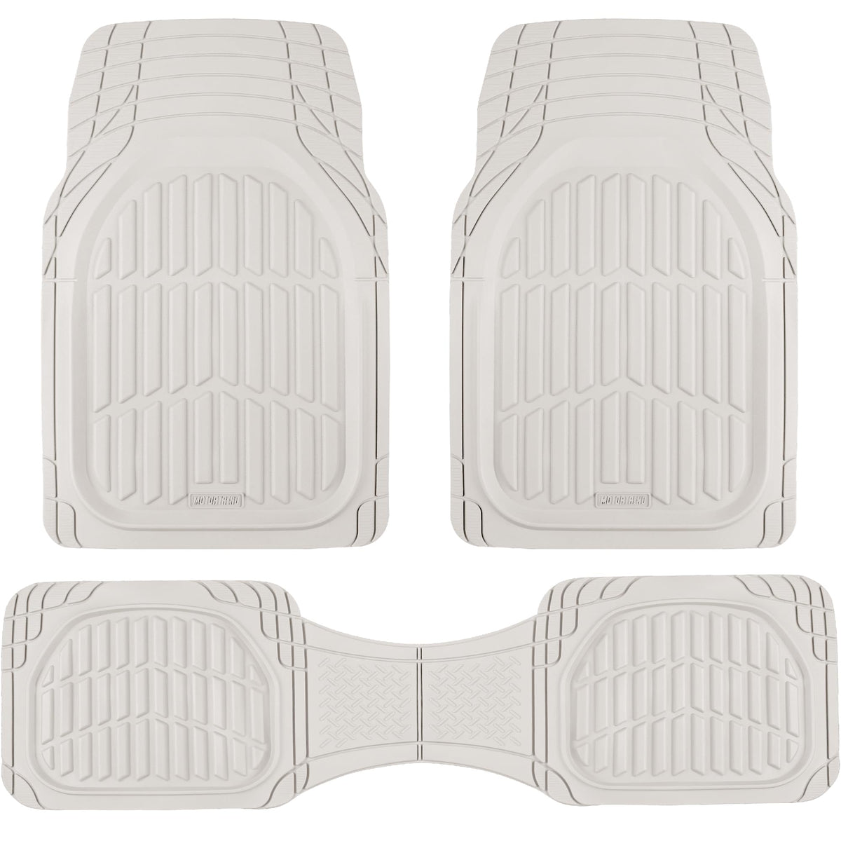 Motor Trend FlexTough Floor Mats for Cars, Black Deep Dish All-Weather Car Mats, Waterproof Trim-to Fit Automotive Floor Mats for Cars Trucks SUV, Universal Floor Liner Car Accessories Jansha Store