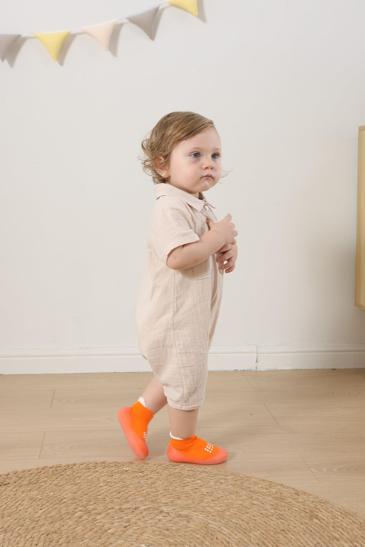 Hstyle Baby Sock Shoes Toddler Boys Walking Shoes Infant Slippers Sneakers Jansha Store
