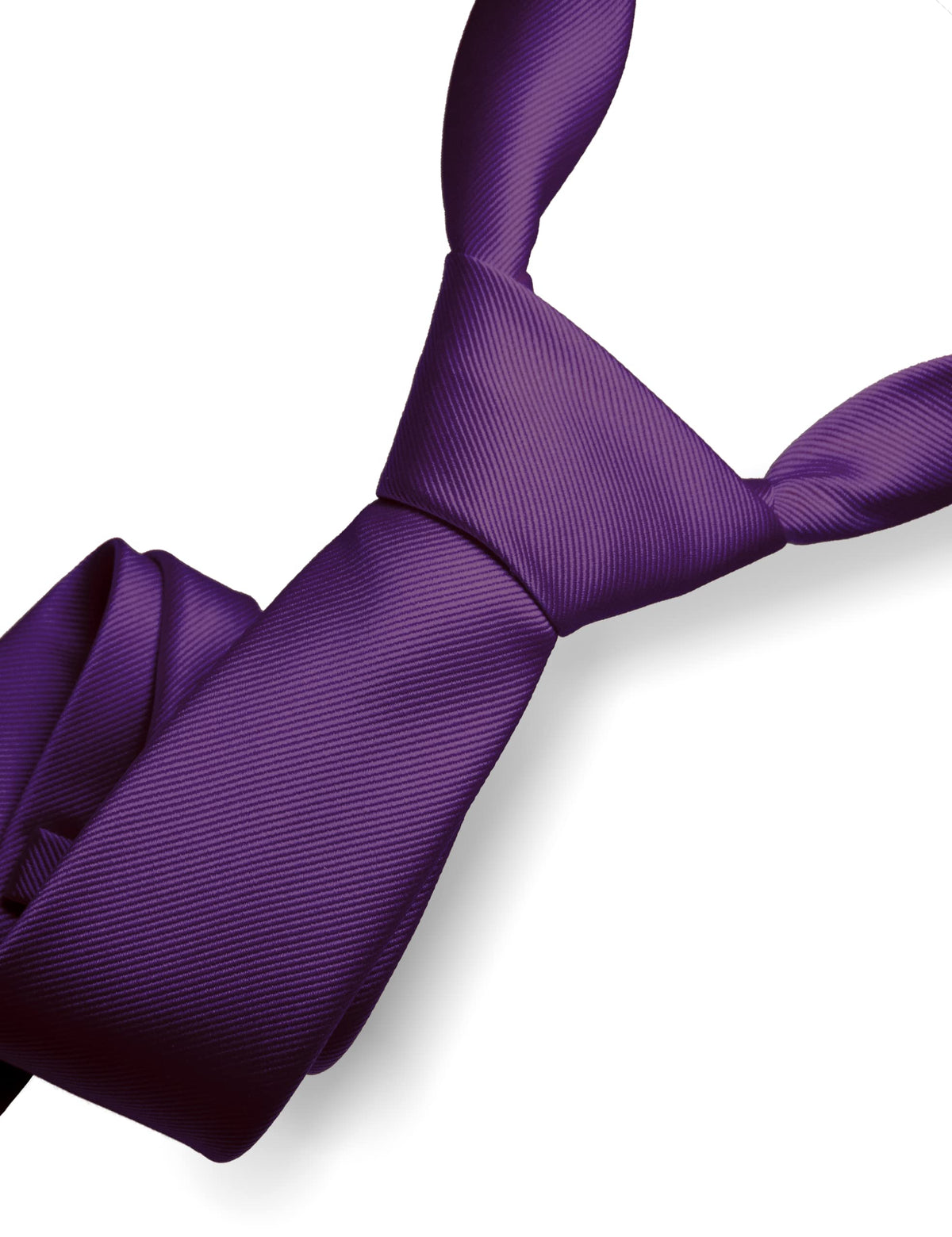 RBOCOTT Solid Color Tie Formal Necktie for Men Jansha Store