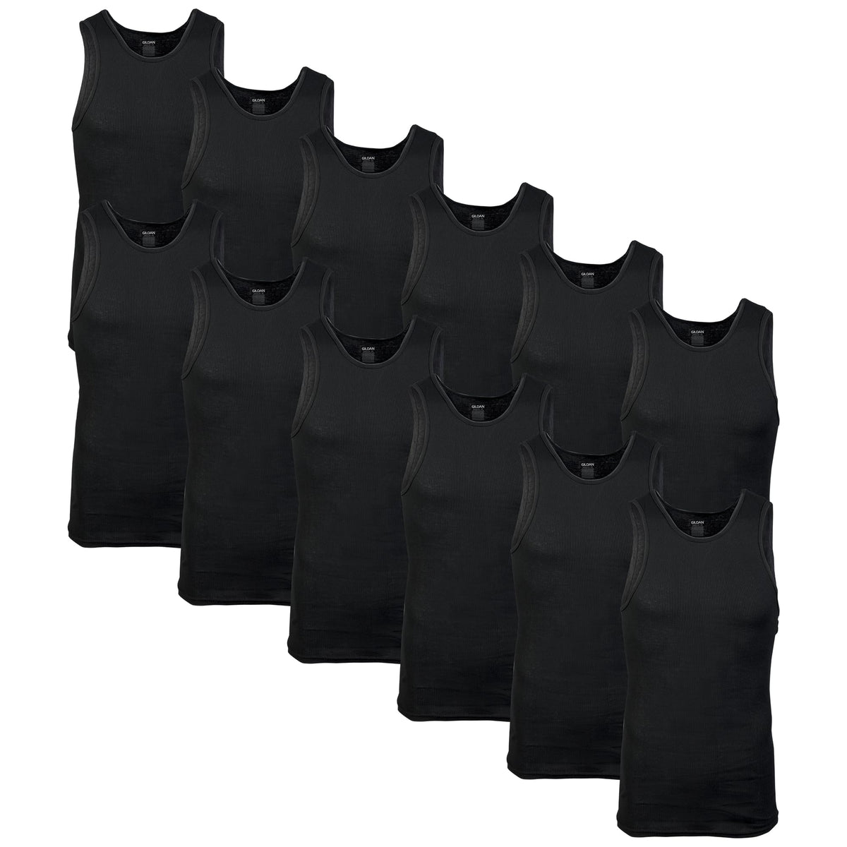 Gildan Men's A-Shirts Tanks Multipack Jansha Store