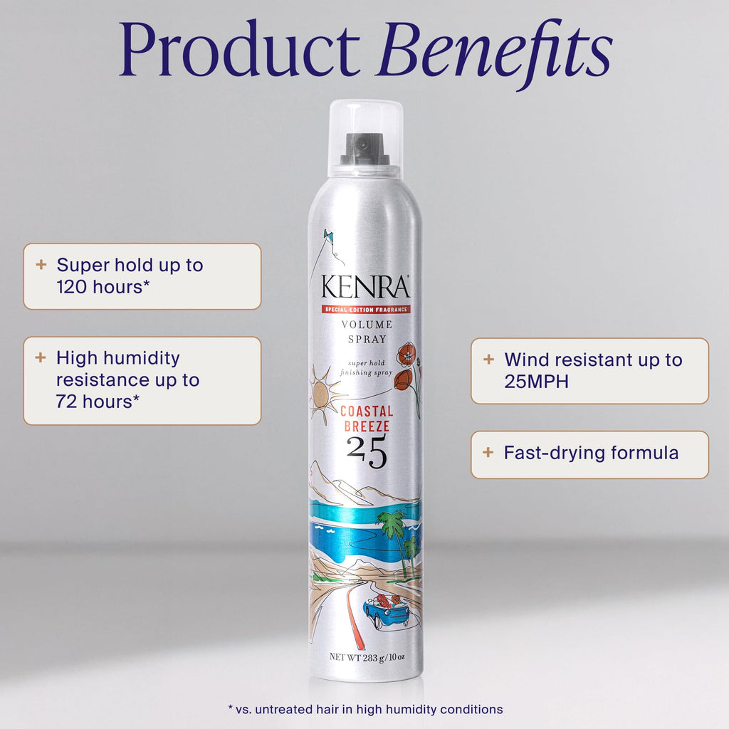 Kenra Professional Volume Spray 25 | Super Hold Finishing & Styling Hairspray | Flake-free & Fast-drying | Wind & Humidity Resistance | All Hair Types Jansha Store
