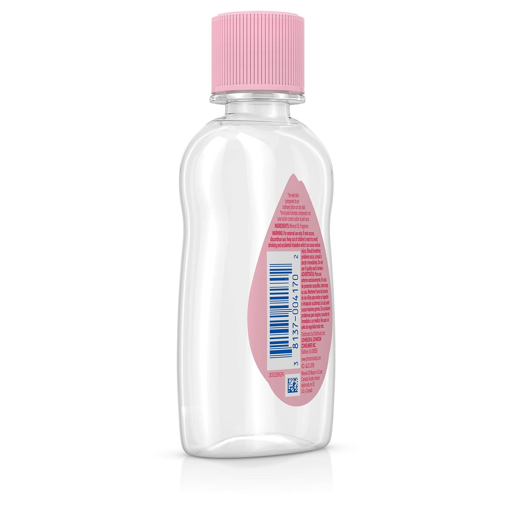 Johnson's Baby Oil, Hypoallergenic, 3 fl oz Jansha Store