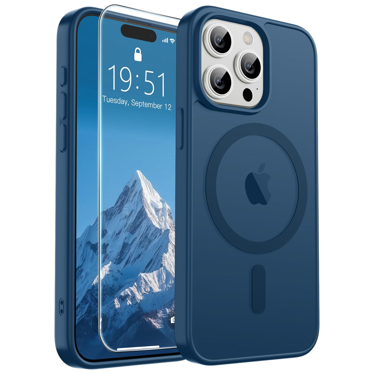 SUPFINE Magnetic for iPhone 12 Mini Case/iPhone 13 Mini Case Black Jansha Store