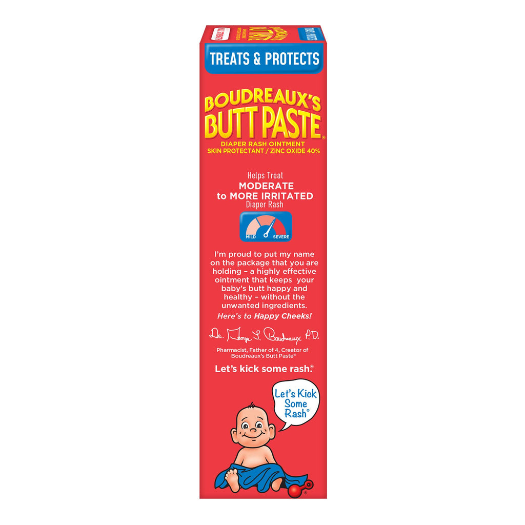 Boudreaux’s Butt Paste Maximum Strength Diaper Rash Cream, 4 Oz Jansha Store