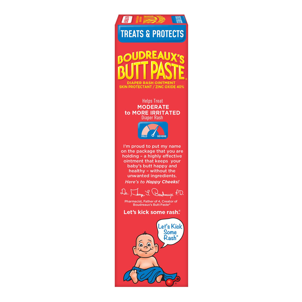 Boudreaux’s Butt Paste Maximum Strength Diaper Rash Cream, 4 Oz Jansha Store