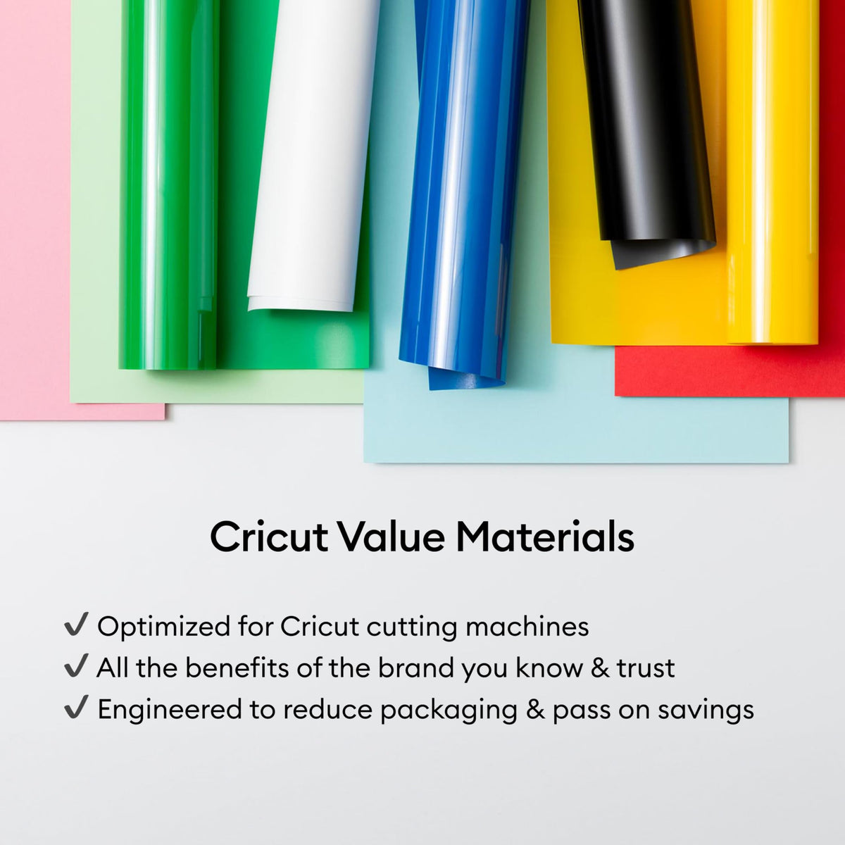 Cricut® Value Iron-On, White (12 in x 5 ft) Jansha Store