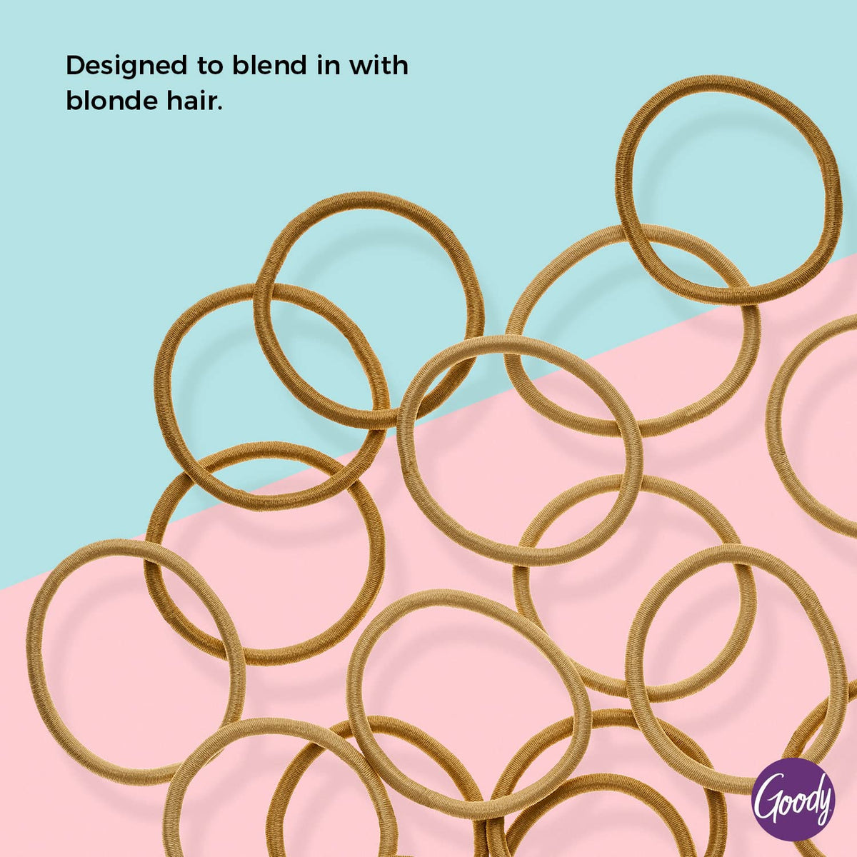 Goody Ouchless Elastic Hair Ties, 30 Ct, Brown, 4MM Rubber Bands, Pain-Free Jansha Store