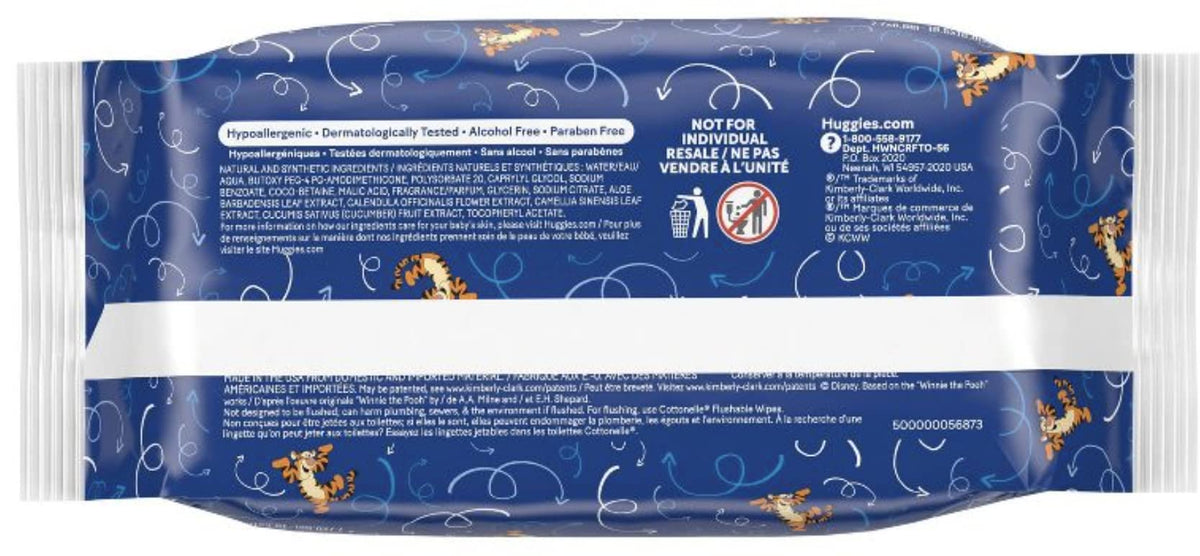 Huggies Natural Care Cucumber, Aloe and Vitamin E Baby Wipes, Hypoallergenic, Scented, 10 Flip-Top Packs (560 Wipes Total), Packaging May Vary Jansha Store
