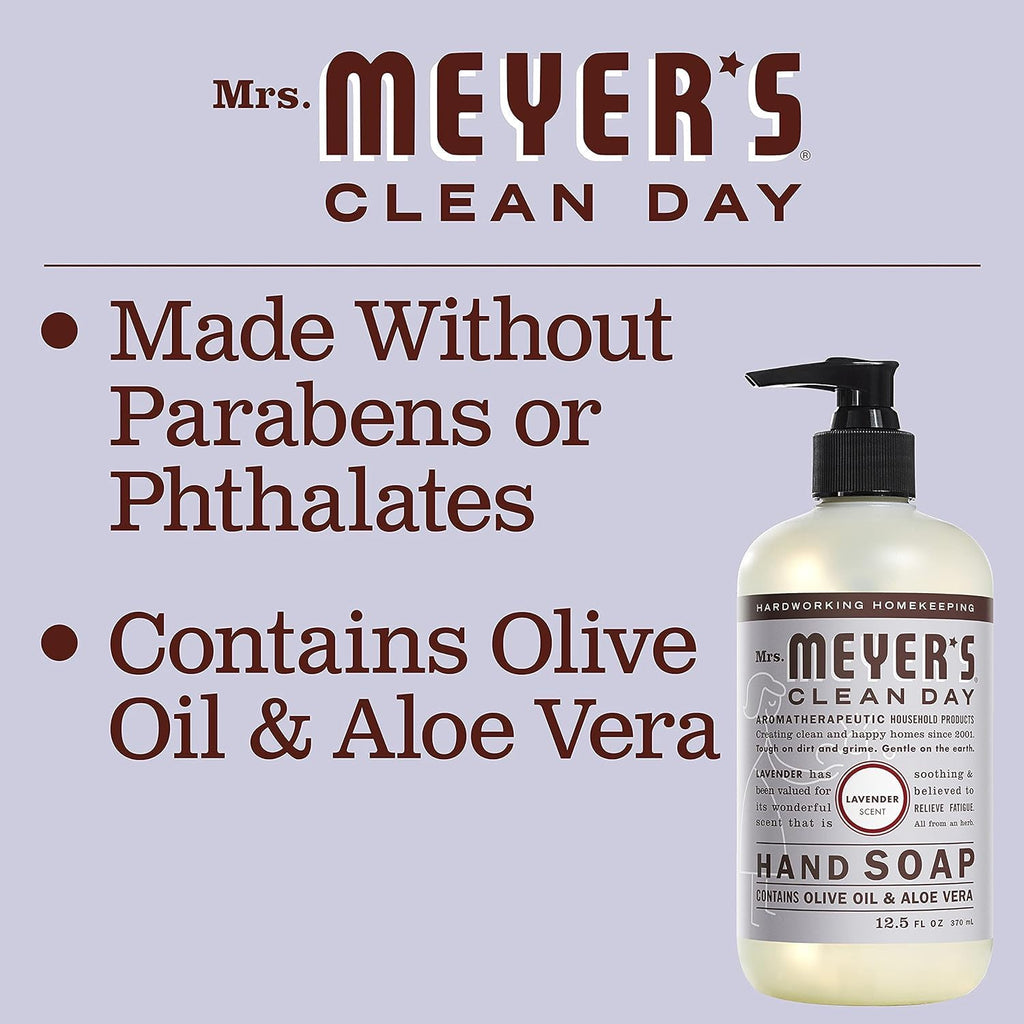 MRS. MEYER'S CLEAN DAY Hand Soap Refill, Lemon Verbena Scent, 33 Fl Oz Bottle Jansha Store