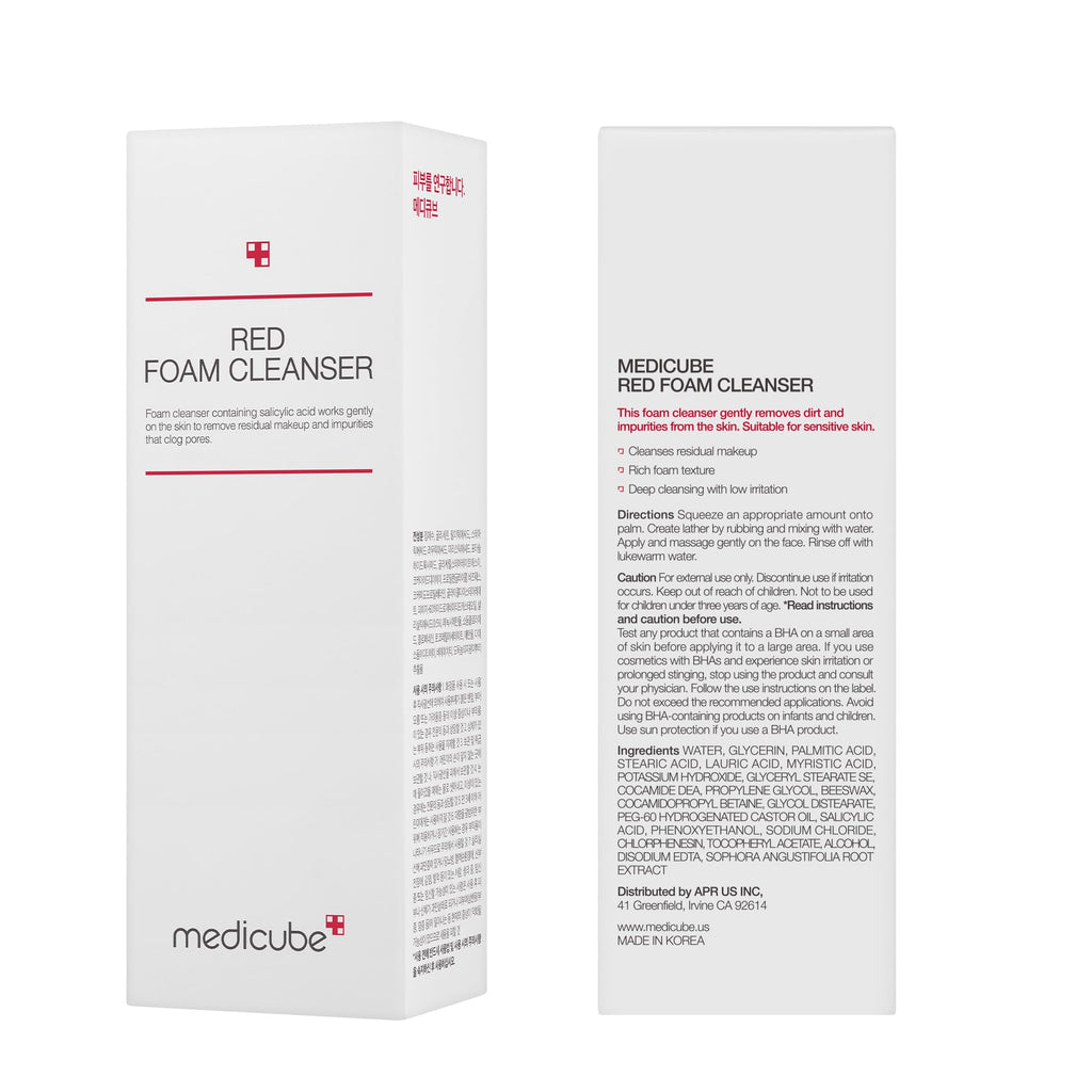 medicube Facial Cleanser Zero Pore Capsule Foam Cleanser Jansha Store