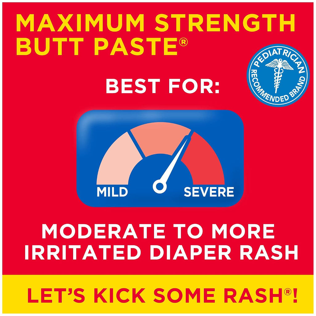 Boudreaux’s Butt Paste Maximum Strength Diaper Rash Cream, 4 Oz Jansha Store