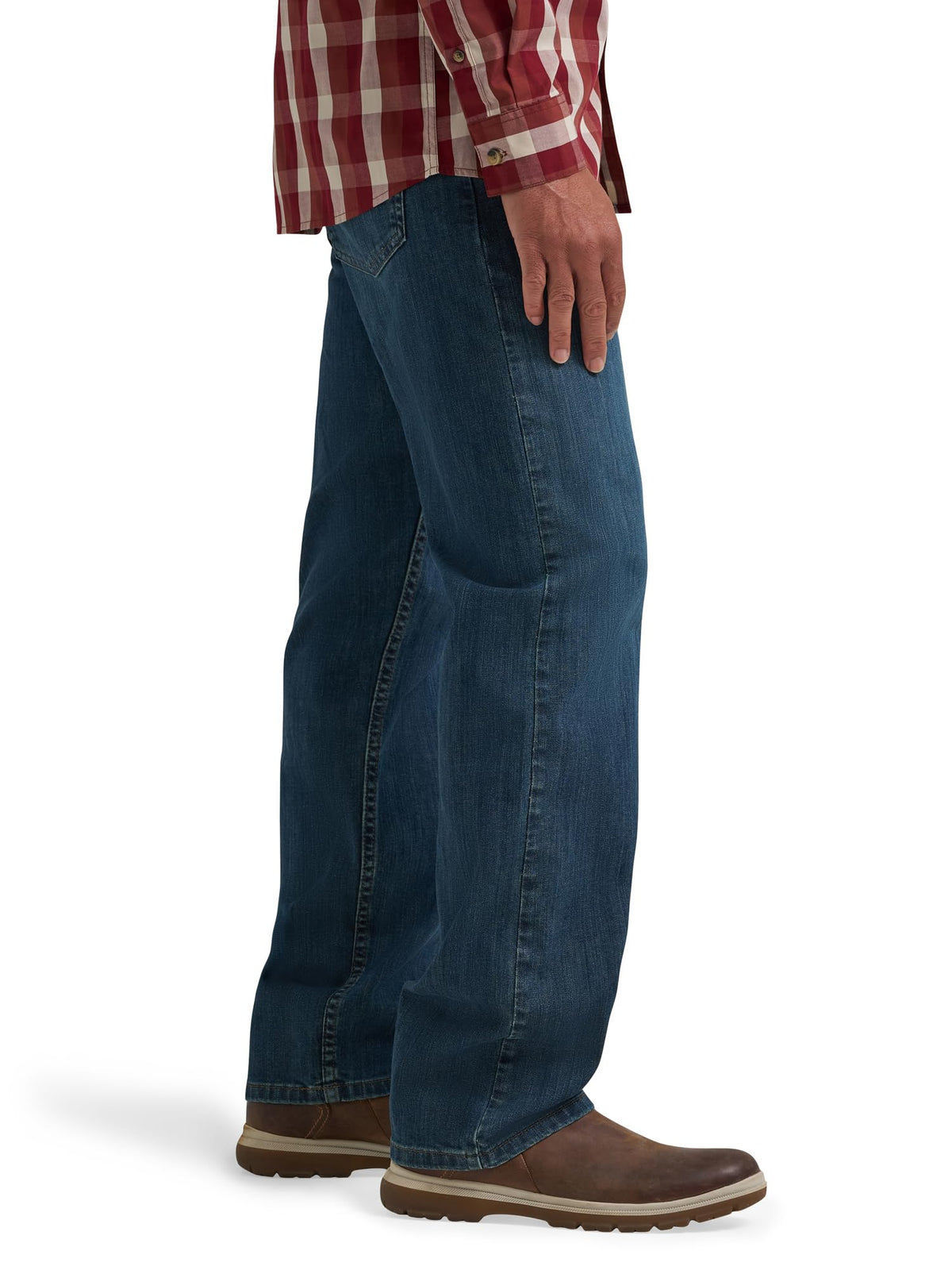 Wrangler Authentics Men's Regular Fit Comfort Flex Waist Jean Jansha Store