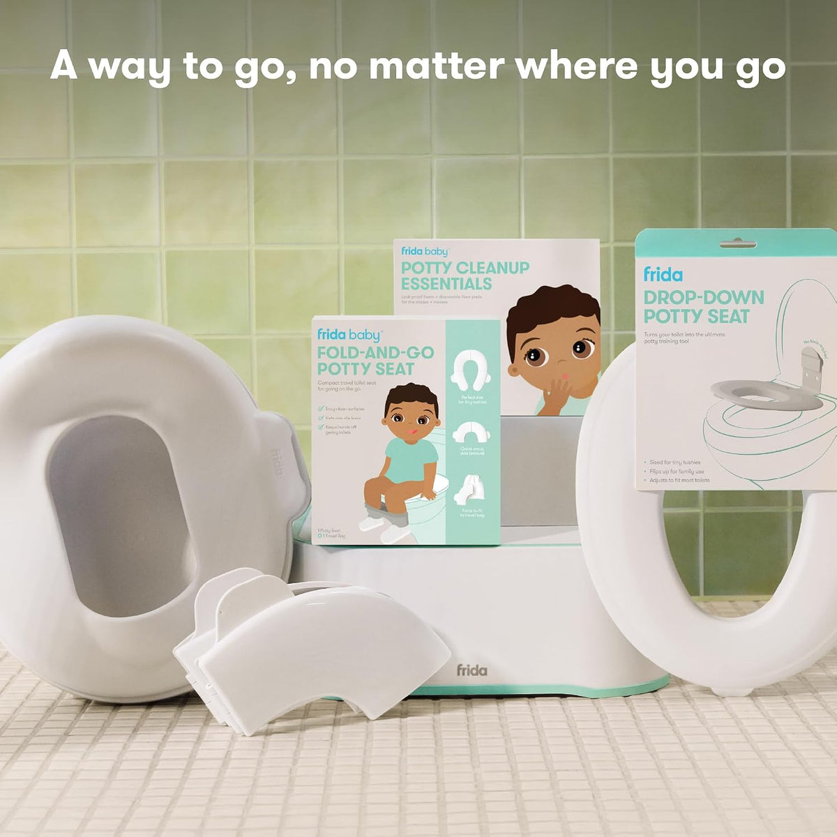 Frida Baby Drop Down Potty Training Seat for Toddlers & Kids, Easy to Clean Jansha Store