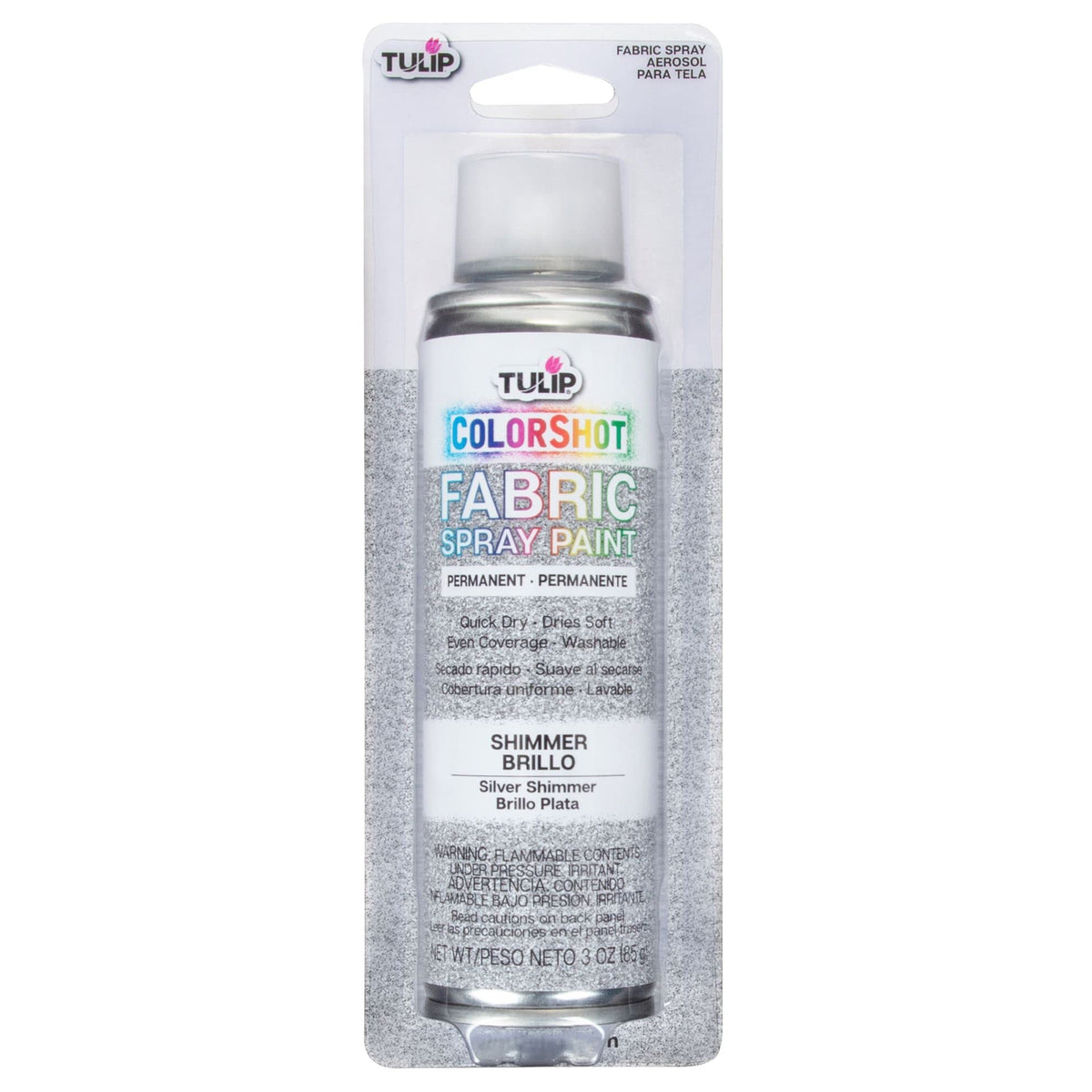 TULIP ColorShot Fabric Spray Paint, Black, 3 oz Jansha Store