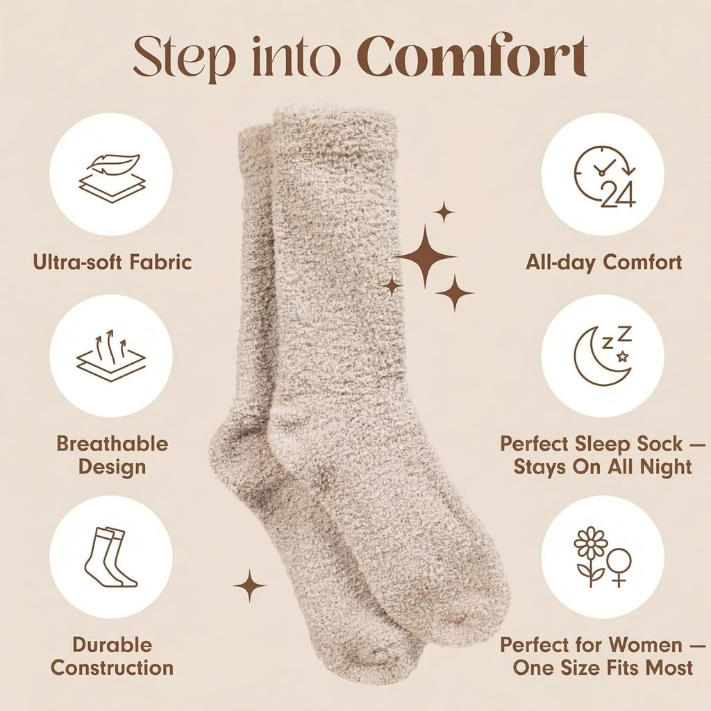 Unboxme Gifts Warm & Cozy Ultra-Luxe Cloud Fuzzy Socks, Gifts for Women Jansha Store