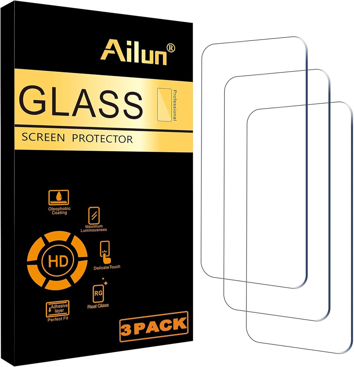 Ailun 3 Pack Screen Protector for iPhone 16 / iPhone 15 / iPhone 15 Pro Jansha Store