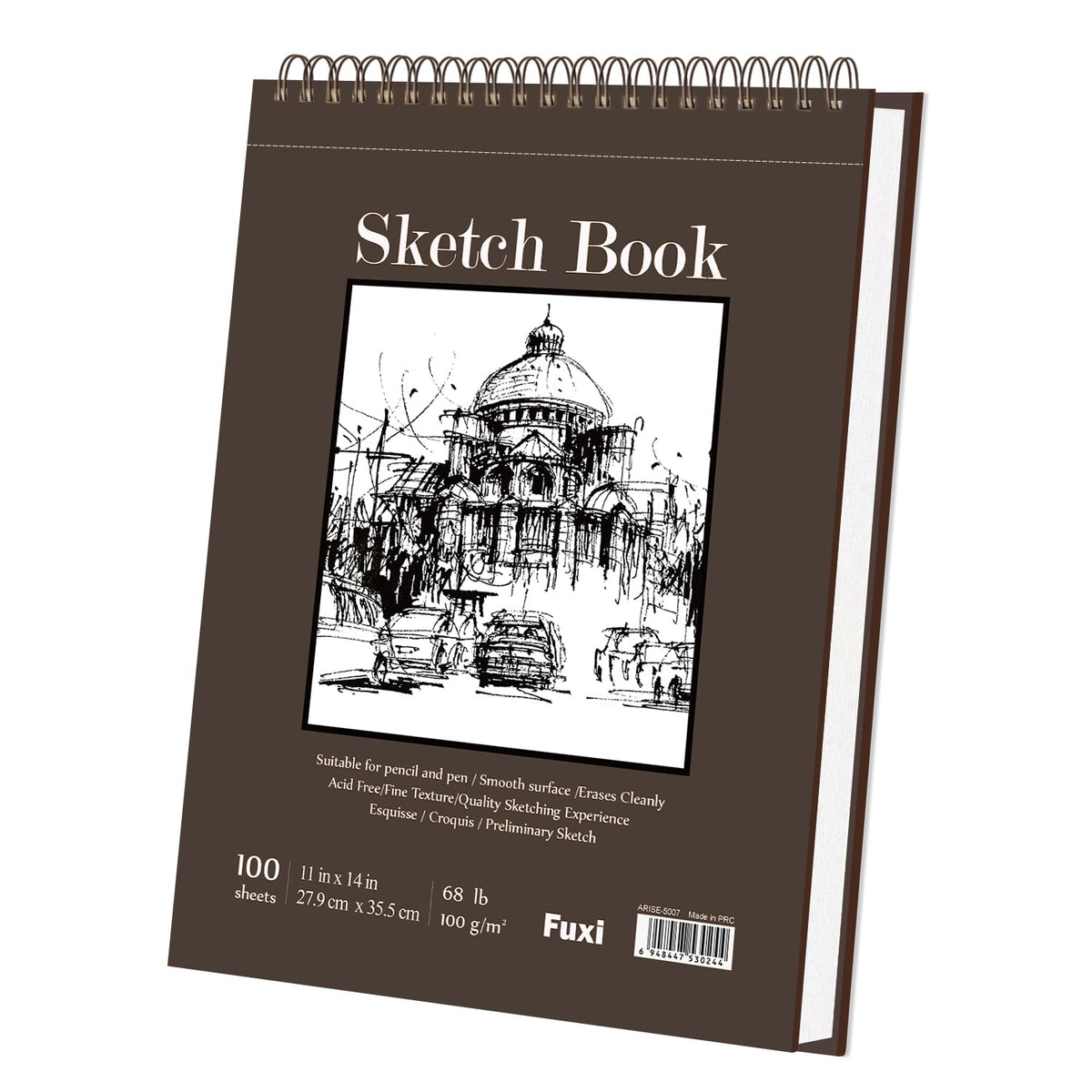 Fuxi Coloring Book & Sketchbook Set, 2-Pack, 9 x 12 in Jansha Store