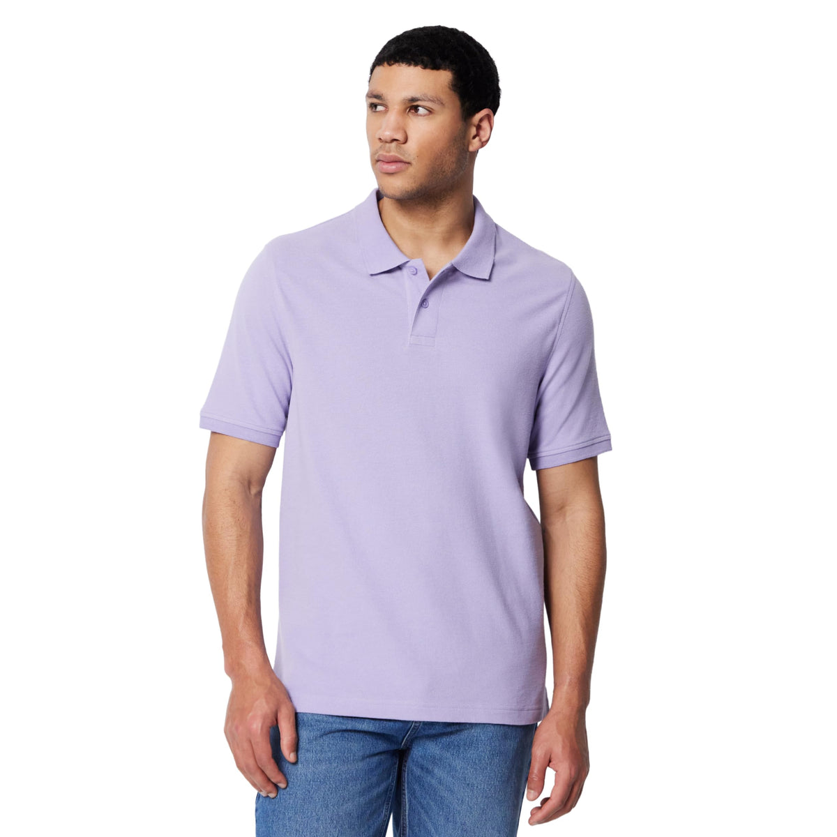 Amazon Essentials Men's Regular-Fit Cotton Pique Polo Shirt Jansha Store