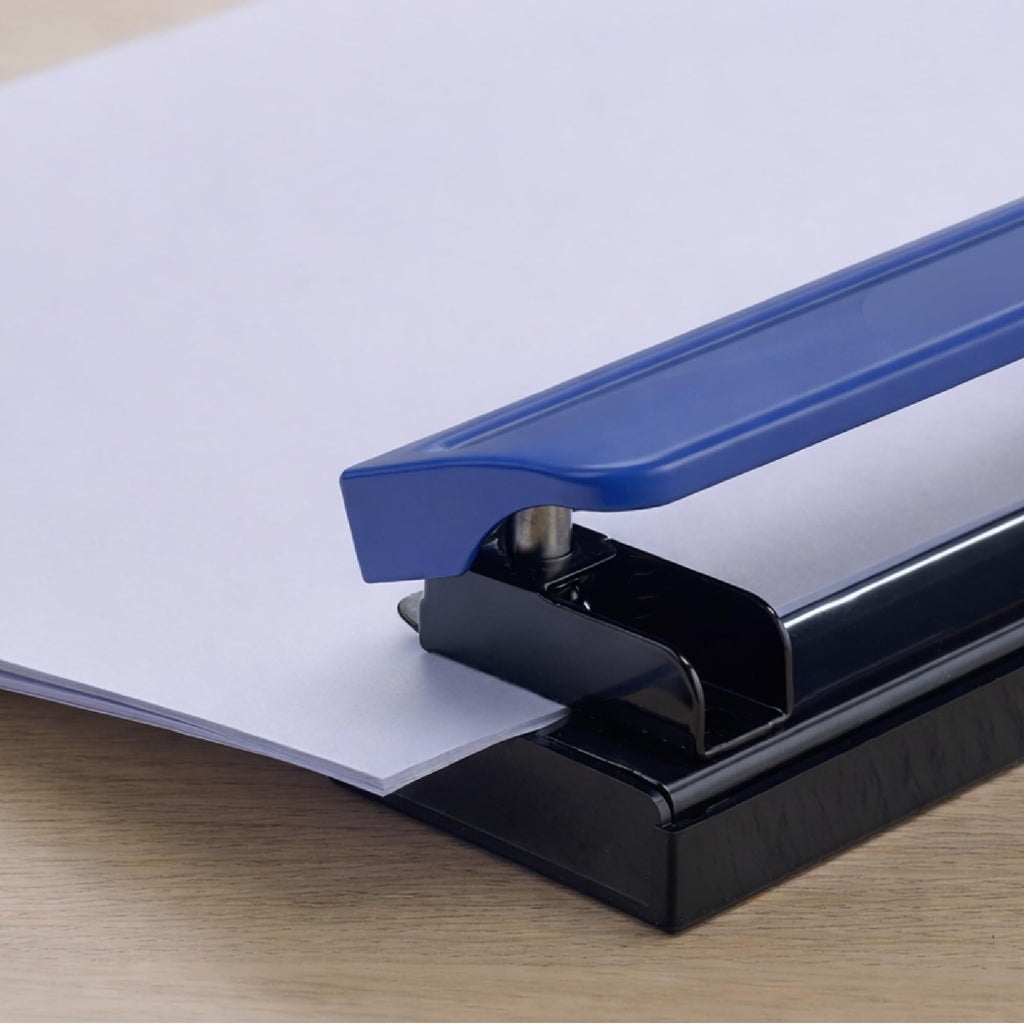 Bostitch Office 3 Hole Punch, Metal, 12 Sheet Capacity, Rubber Base, Silver Jansha Store