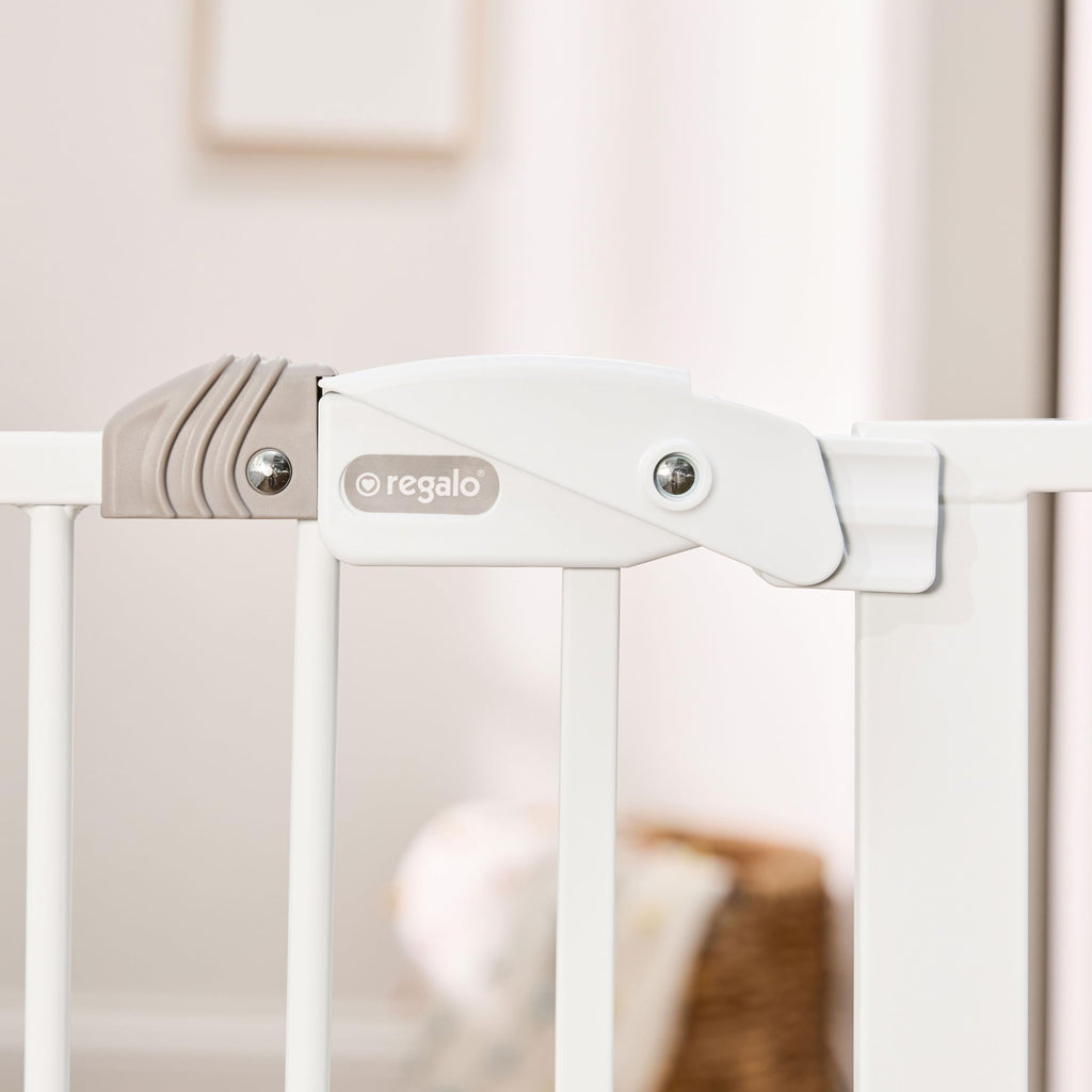 Regalo Safety 29"-38.5" Easy Step Baby Gate, Bottom of Stairs & Doorways Jansha Store