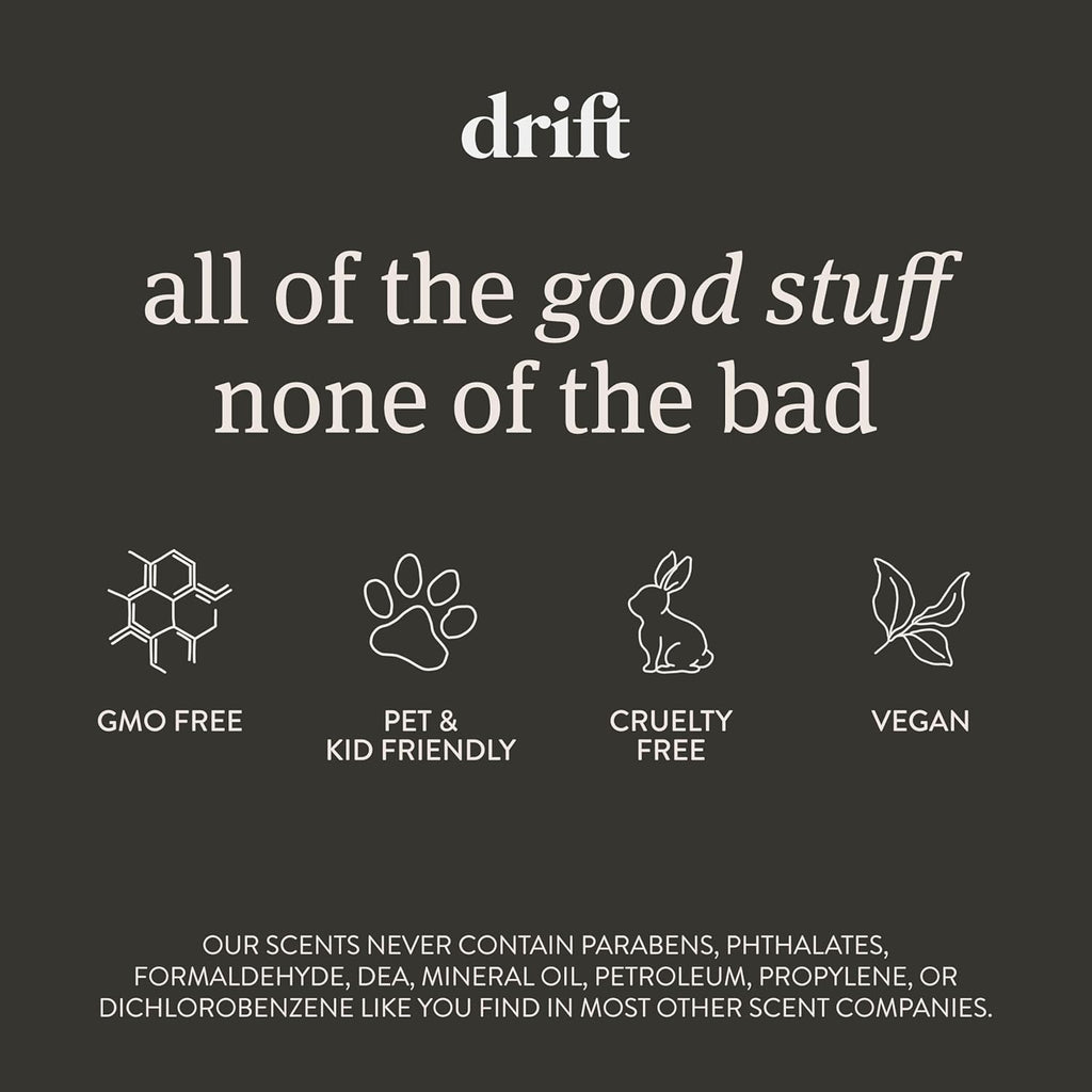 Drift Car Air Freshener - The Original Wood Air Freshener - Car Odor Eliminator - Long Lasting Scent - Essential Oils - Clean Ingredients - Amber Scent 3 Pack Refill - NO CLIP INCLUDED Jansha Store