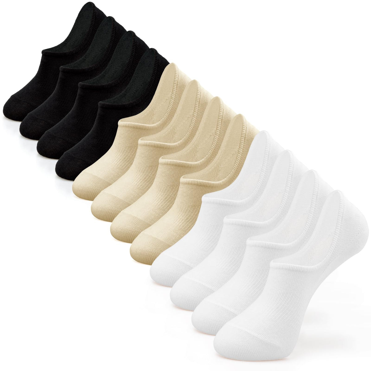 IDEGG Women & Men No Show Low Cut Anti‑Slip Casual Sports Running Socks Jansha Store