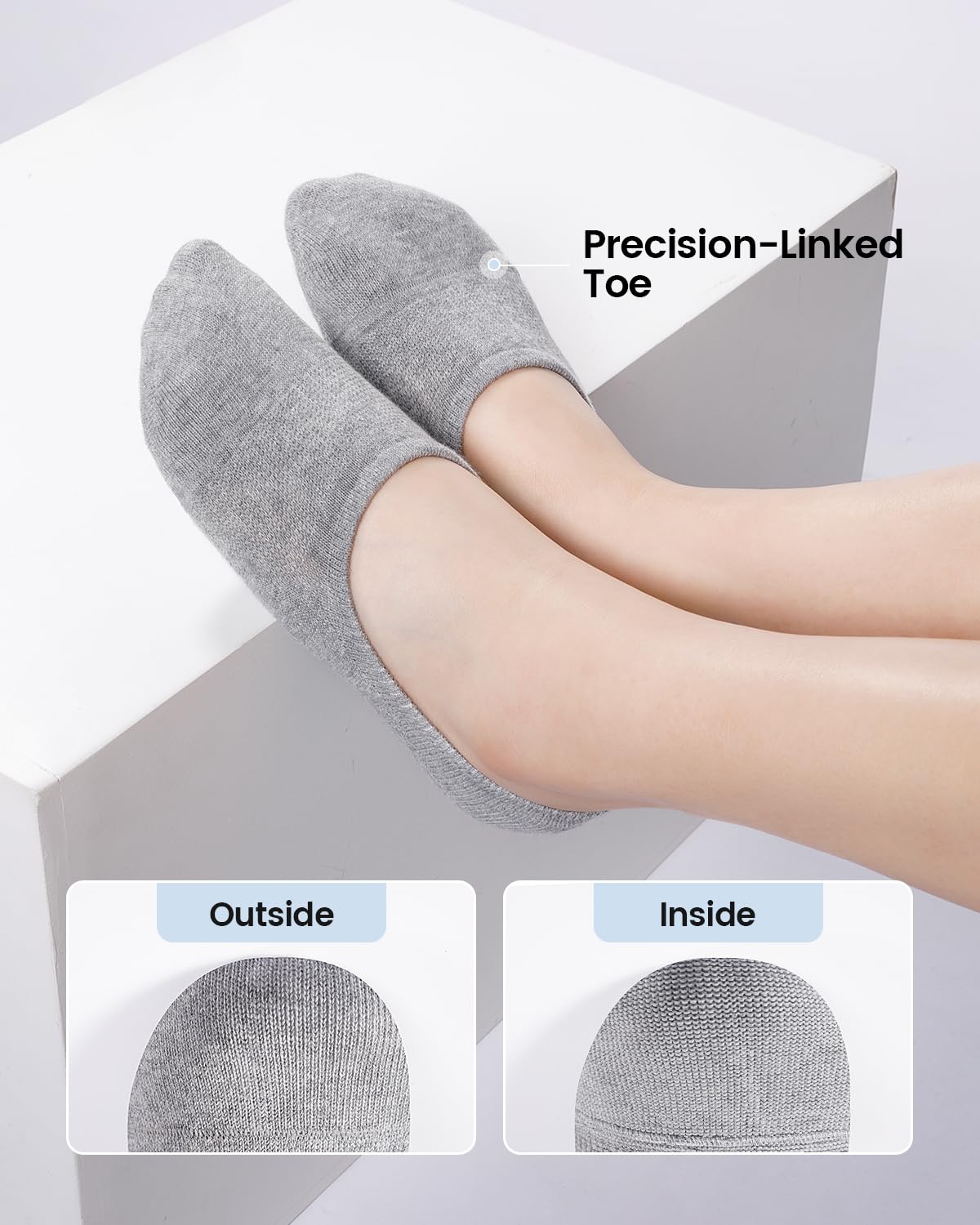 IDEGG Women & Men No Show Low Cut Anti‑Slip Casual Sports Running Socks Jansha Store