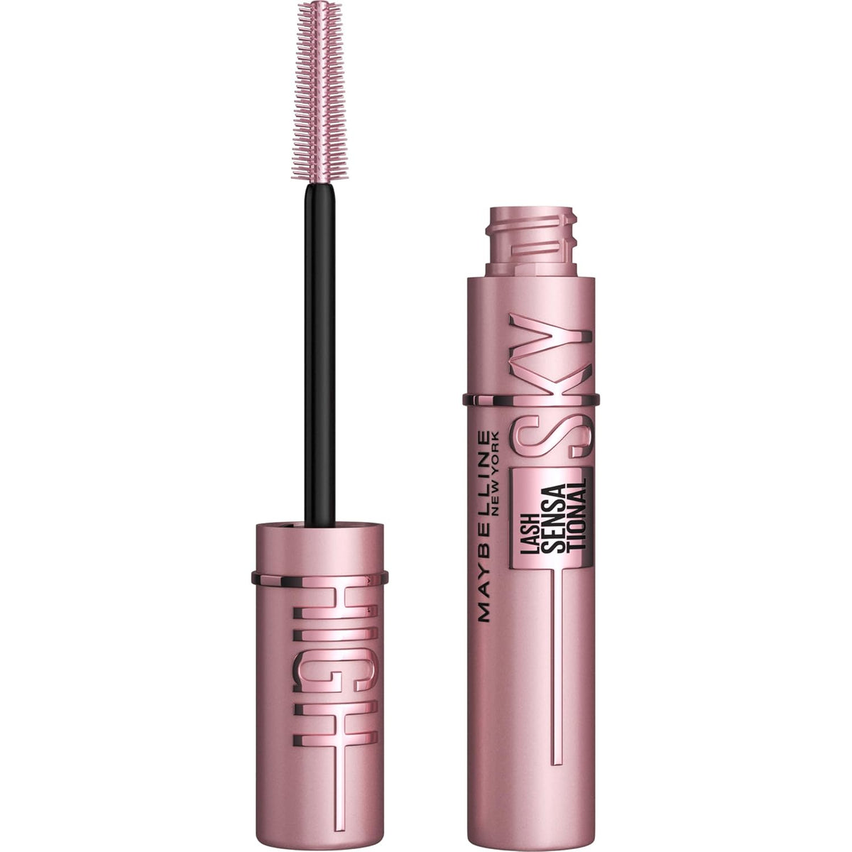 Maybelline Lash Sensational Sky High Washable Mascara Makeup, Volumizing, Lengthening, Defining, Curling, Multiplying, Buildable Formula, Blackest Black, 1 Count Jansha Store