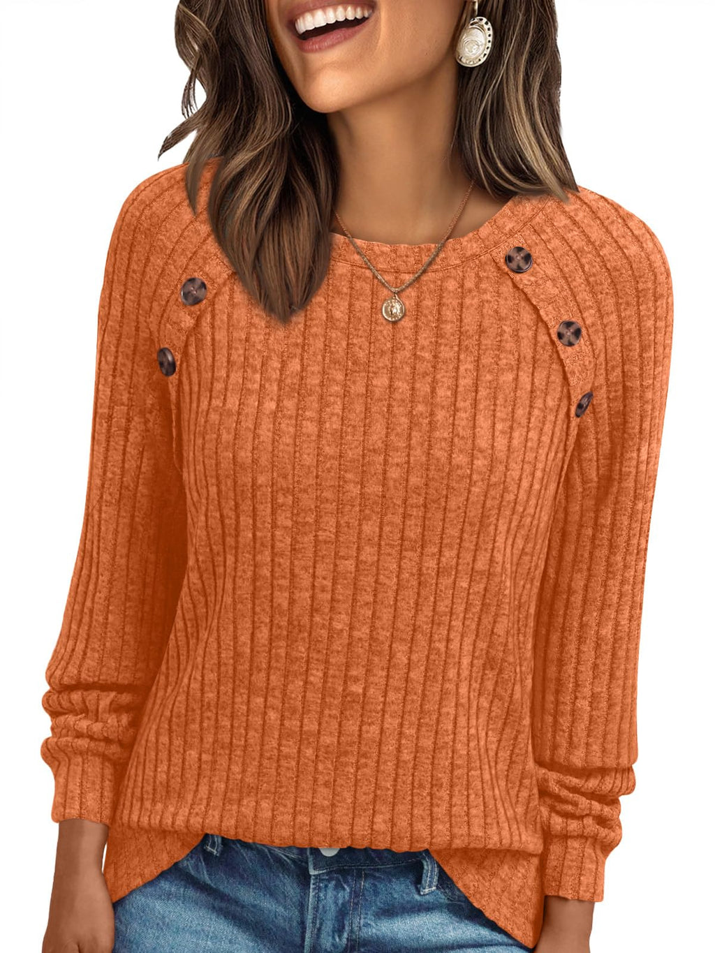 AUTOMET Womens Long Sleeve Shirts Fall Sweaters Business Casual Tops Blouse Jansha Store