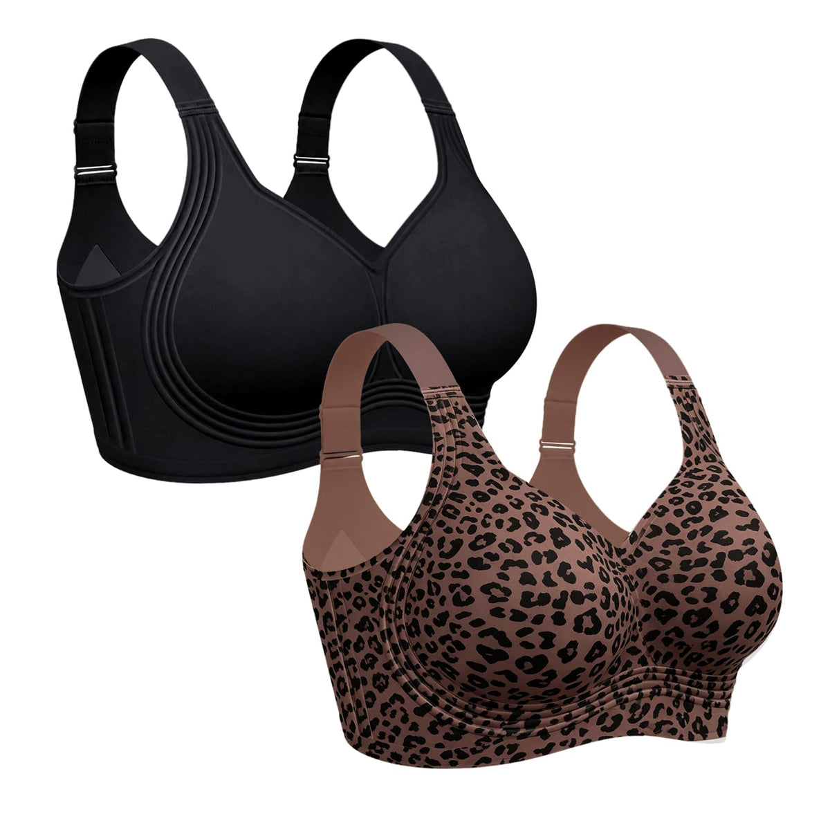 OEAK Womens Wireless Jelly Bras Plus Size Support Push Up Comfortable Bra Jansha Store