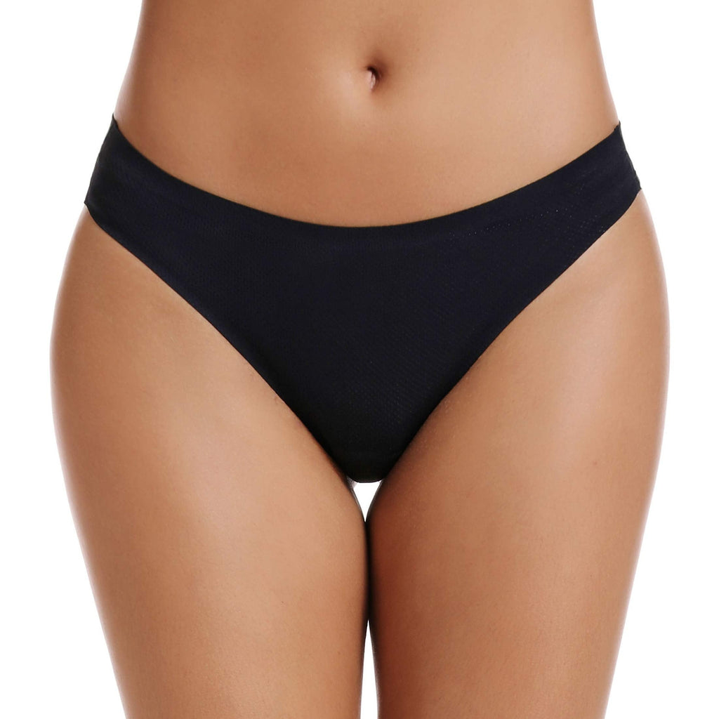 voenxe Seamless Women Underwear Thongs,No Show Ladies Workout Thong,5 Pack Jansha Store