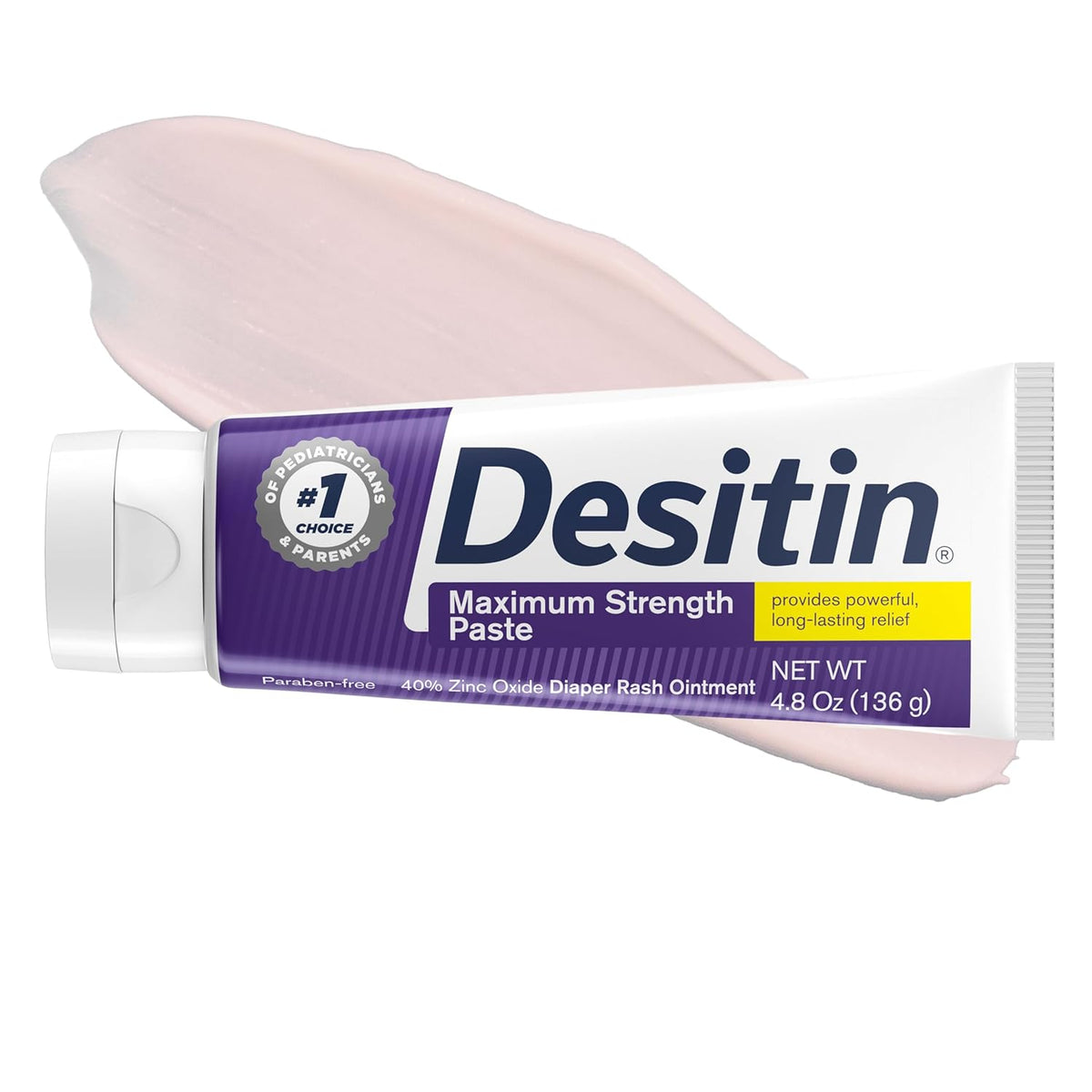 Desitin Maximum Strength Diaper Rash Paste, 40% Zinc Oxide, 4.8 oz Jansha Store