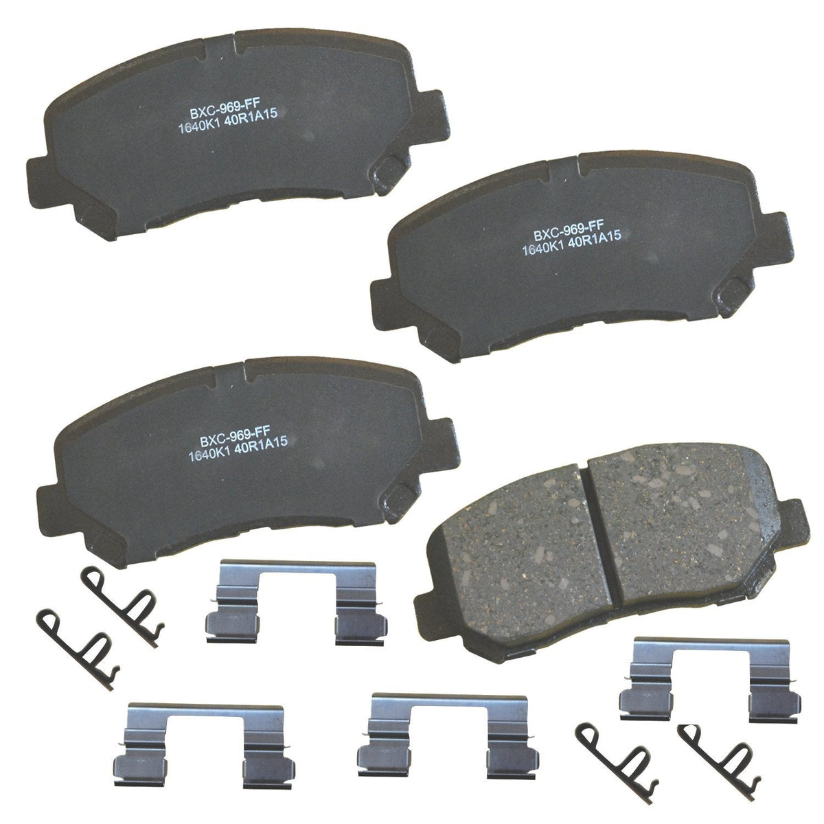 Bendix Premium SBC436A Ceramic Front Brake Pads for Toyota 4Runner 2002-2001, Hilux 2004, Tacoma 1998-1995 Jansha Store