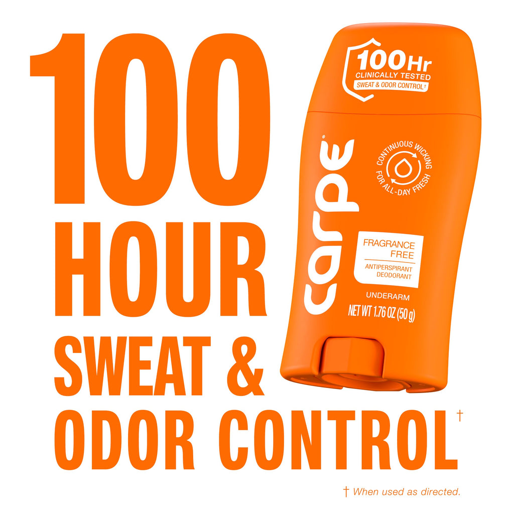 Carpe 100-Hour Antiperspirant Deodorant, Mountain Breeze - 2 Pack Jansha Store